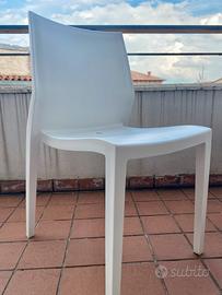 Sedie in palstica da giardino o interno