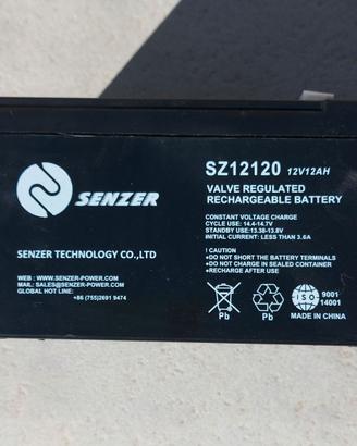 Batteria al piombo  12V  12AH