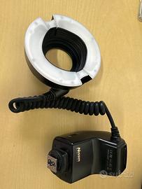 Flash anulare nissin mf18 macro per Nikon