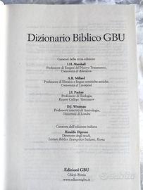 DIZIONARIO BIBLICO GBU