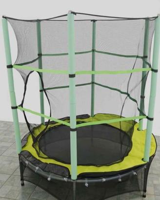 Trampolino elastico per bambini.