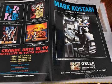 Mark Kostabi tela 200x150 Orler parziale permuta 