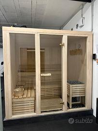 Sauna Finlandese completa di accessori, TRATTABILE