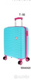 Trolley Valigia Roncato Modo Turchese/Fuxia 4 Ruot