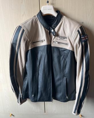 Giubbotto pelle moto Triumph Donna