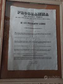 San PELLEGRINO LAZIOSI  1847