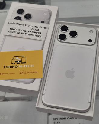 Apple iPhone 17 Pro Max 256GB - BATTERIA 100%
