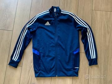 Felpa blu nuova Adidas - anni 13