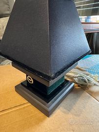 Lampada da tavolo WEMI Eclettica design velluto
