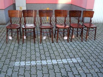 Set di 6 sedie thonet depoca
