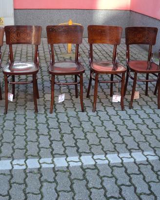 Set di 6 sedie thonet depoca