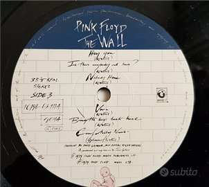 PINK FLOYD The Wall DOPPIO Vinile Lp 33 Giri 1° Ed - Musica e Film In  vendita a Bologna