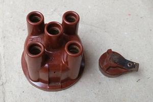 Calotta e spazzola spinterogeno FIAT 500C Topolino