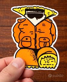 Panozzo Adesivo Sticker Vinyl Panoz Nuovo sagomato