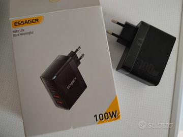 Caricatore rapido 100W 2x USB-C 2x USB-A