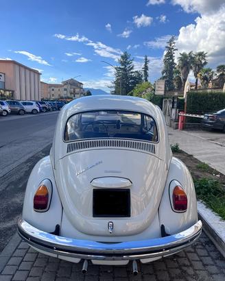 Maggiolino vetro piatto 1969 targa nera Roma