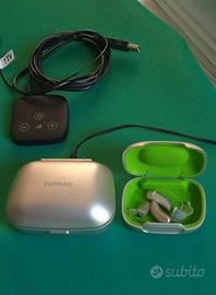 apparecchi acustici ricaricabili con custodia, ast