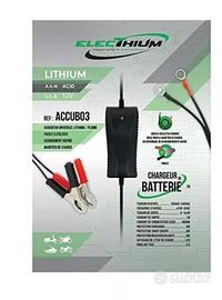 Mantenitore carica batteria moto Litio