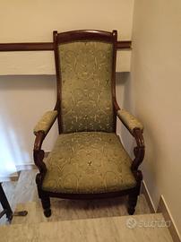 Poltrona stile impero usata