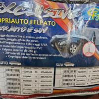 Telo copri auto antigrandine felpato 