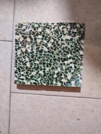 Cementine Antiche graniglia verde Alpi Rare 20x20