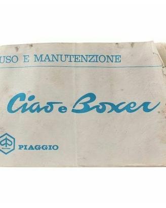 Manuale uso e manutenzione Piaggio Ciao Boxer