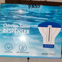 Dispenser cloro con termometro galleggiante Nuovo