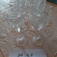 6 bicchieri in cristallo Bohemia