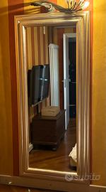 Specchio da terra in legno massello