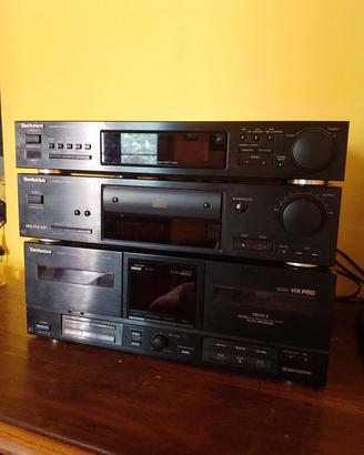 impianto stereo vintage technics 