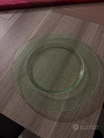 Vassoio da portata in vetro