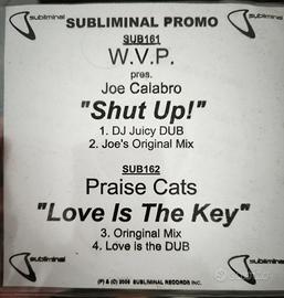 CDr PROMO WVP Pres. Joe Calabro * / Praise Cats