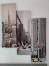 Quadro a pannello  Set 3 Quadri New York City