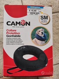 collare protettivo gonfiabile per cani tg S/M