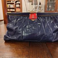 pochette vintage in pelle 