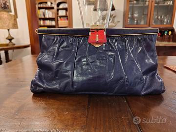 pochette vintage in pelle 