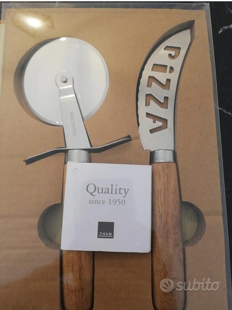 Confezione regalo coltello per pizza e taglia pizza Country - Thun