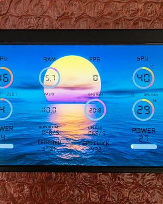 Mini Schermo USB IPS da 5 Pollici AIDA64