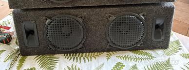 Cassa acustica potente 4 Ohm con 2 altoparlanti