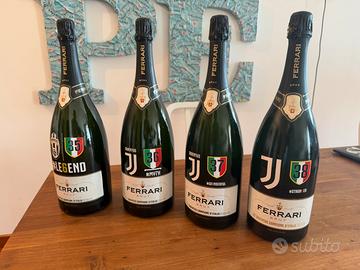 Set di 4 bottiglie Ferrari Trento Brut Trentodoc