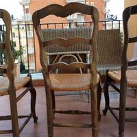 sedie impagliate vintage