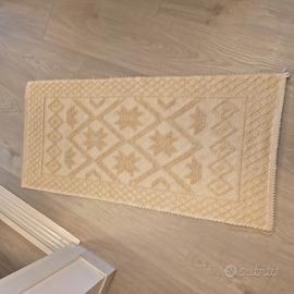 tappeto sardo in lana cm 120x56