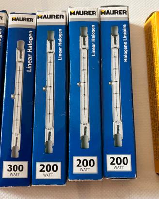 Stock 6 Lampadine Alogene Lineari R7s 118mm