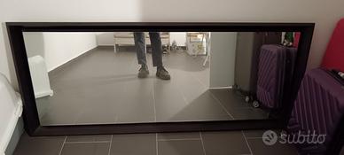 specchiera in legno massiccio 180x75 