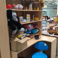 Codice: 8636 SCRIVANIA ANGOLARE CON LIBRERIA SOPR