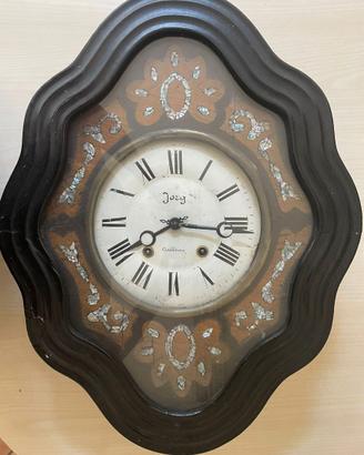 Orologio antico occhio di bue Napoleone III muro