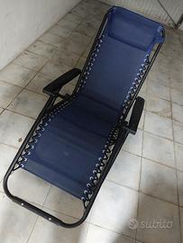 Sedia sdraio basculante