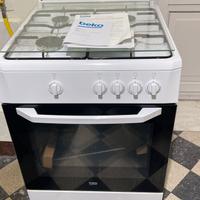 Cucina a gas Beko classe A bianca