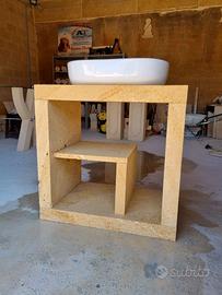 Mobile bagno in pietra naturale