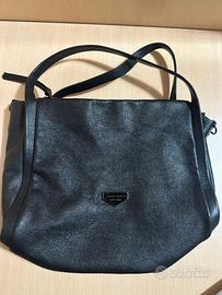 Borsa Marc Ellis vera pelle nera Made in Italy
